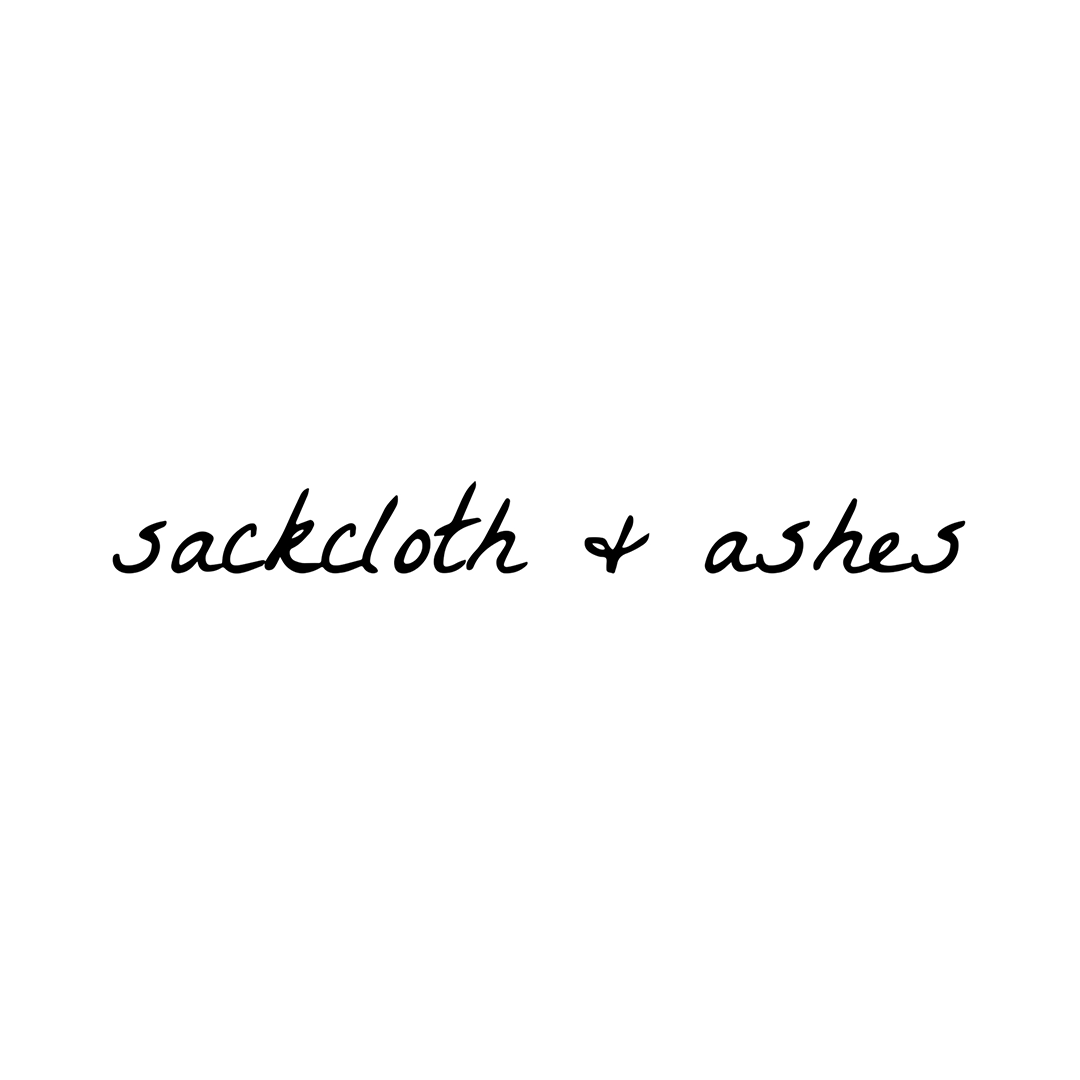 Sackcloth & Ashes