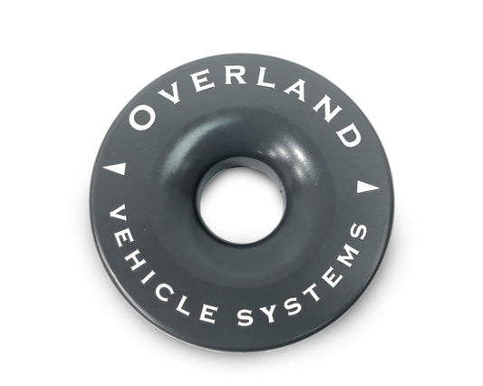 black ring with 'Overland Vehicle Systems' branding on a white background