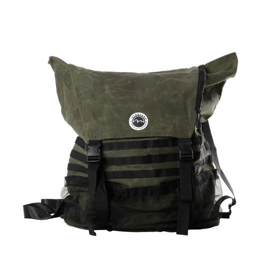 Overland Vehicle Systems - Extra Large Trash Bag Tire Mount - #16 Waxed Canvas