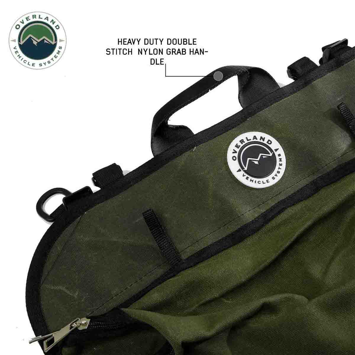 Overland Vehicle Systems - Camping Storage Bag - #16 Waxed Canvas
