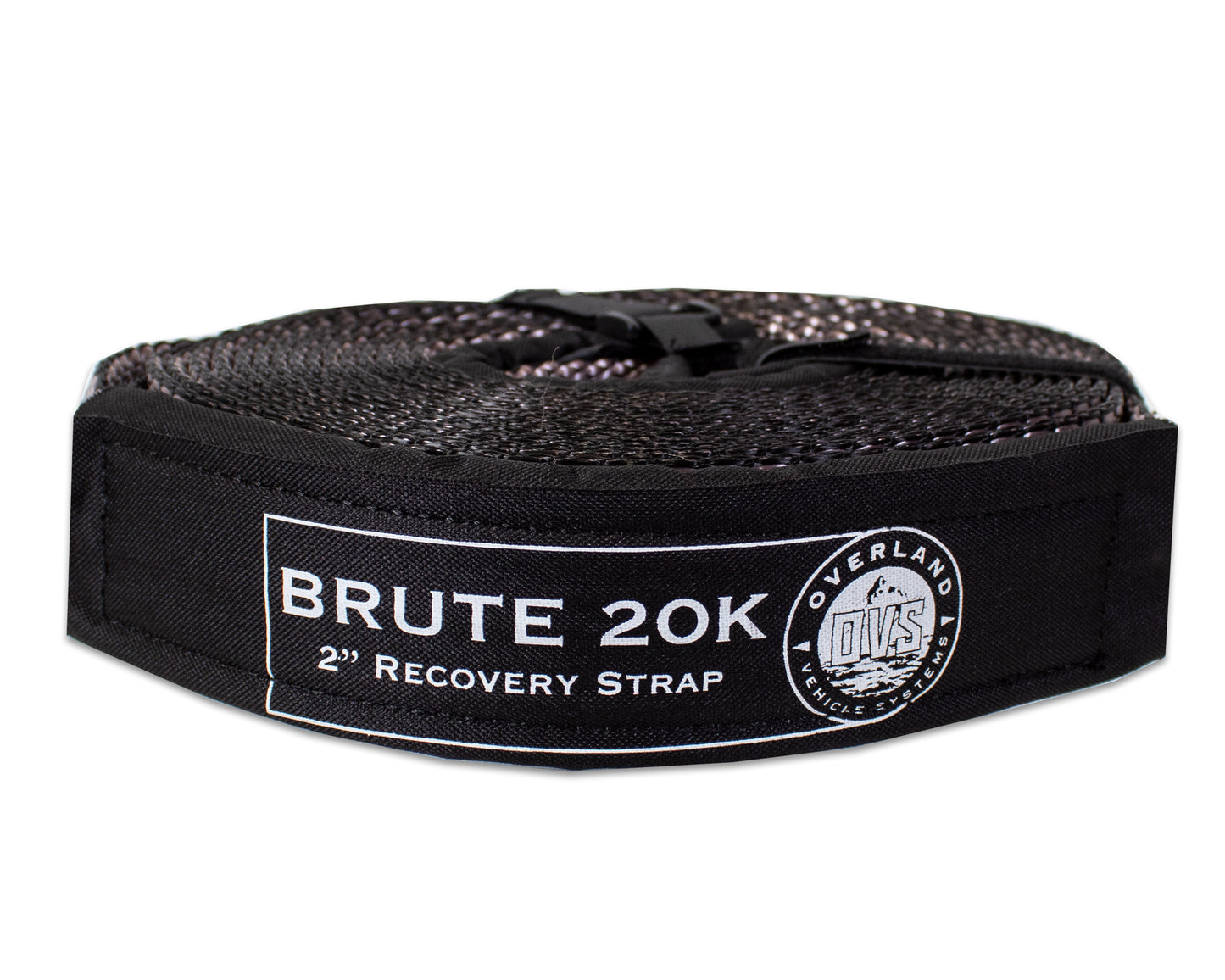 Black recovery strap labeled 'Brute 20K' on a white background
