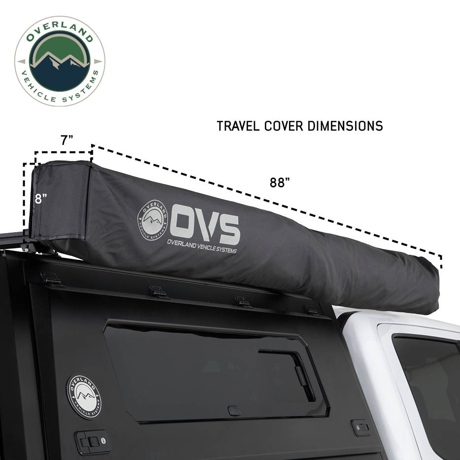 XD Nomadic 270 Awning W/Lights & Black Out (Passenger Side)